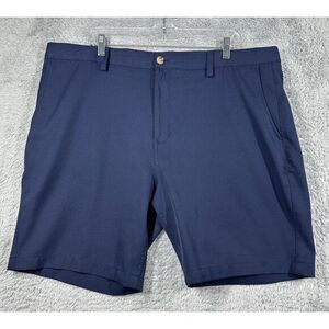 Vineyard‎ Vines Mens 40 Blue Flat Front Club Links Chino Golf Shorts